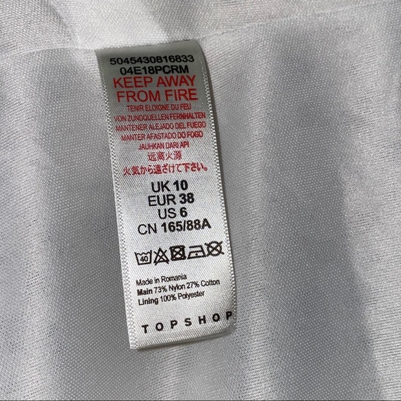 TOPSHOP One-Shoulder Top - Picture 6 of 6